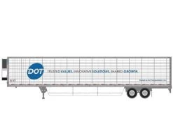 Athearn 26761 HO Scale 53' Utility Reefer Trailer DOT Foods 3318