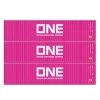 Athearn 27038 HO Scale 40' High Cube Container Ocean Network Express ONE 3 Pack -Explore Athearn's Exquisite Train Models At athearnoutlet.com! athearn 27038 ho scale 40 high cube container ocean network express one 3 pack