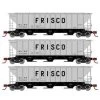 Athearn 27409 N Scale PS 4427 Covered Hopper Frisco SLSF 3 Pack