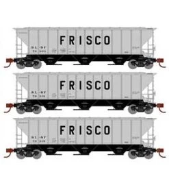 Athearn 27409 N Scale PS 4427 Covered Hopper Frisco SLSF 3 Pack