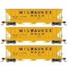 Athearn 27412 N Scale PS 4427 Covered Hopper Milwaukee Road MILW 3 Pack 1 Athearn 27412 N Scale PS 4427 Covered Hopper Milwaukee Road MILW 3 Pack -Explore Athearn's Exquisite Train Models At athearnoutlet.com! athearn 27412 n scale ps 4427 covered hopper milwaukee road milw 3 pack