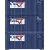 Athearn 27787 HO Scale 20' Intermodal Corrugated Container CGM CGTU 3-Pack #1 -Explore Athearn's Exquisite Train Models At athearnoutlet.com! athearn 27787 ho scale 20 intermodal corrugated container cgm cgtu 3 pack 1