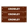 Athearn 28040 HO Scale 45' Container Crowley CMCU #1 3 Pack -Explore Athearn's Exquisite Train Models At athearnoutlet.com! athearn 28040 ho scale 45 container crowley cmcu 1 3 pack