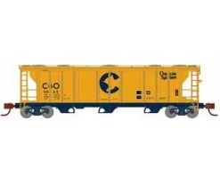 Athearn 28347 N Scale PS-2 2893 Covered Hopper Chessie System B&O 2063