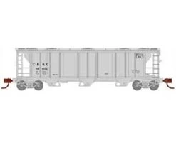 Athearn 28350 N Scale PS-2 2893 Covered Hopper Burlington CB&Q 85012