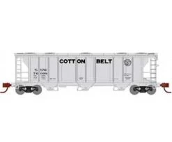 Athearn 28362 N Scale PS-2 2893 Covered Hopper Cotton Belt SSW 76098