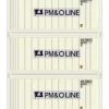 Athearn 28852 HO Scale 20' Intermodal Reefer Container 3-Pack PM&O -Explore Athearn's Exquisite Train Models At athearnoutlet.com! athearn 28852 ho scale 20 intermodal reefer container 3 pack pm o 1
