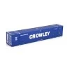 Athearn 28995 HO Scale 53' Jindo Intermodal Container Crowley CMCU 3-Pack #2