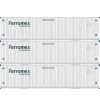 Athearn 29366 HO Scale 53' Jindo Intermodal Container Ferromex FXEU 3-Pack #2 -Explore Athearn's Exquisite Train Models At athearnoutlet.com! athearn 29366 ho scale 53 jindo intermodal container ferromex fxeu 3 pack 2
