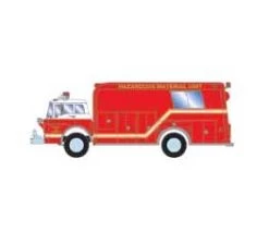 Athearn 29475 HO Scale Ford C Rescue Truck Rural Fire District HAZMAT 3