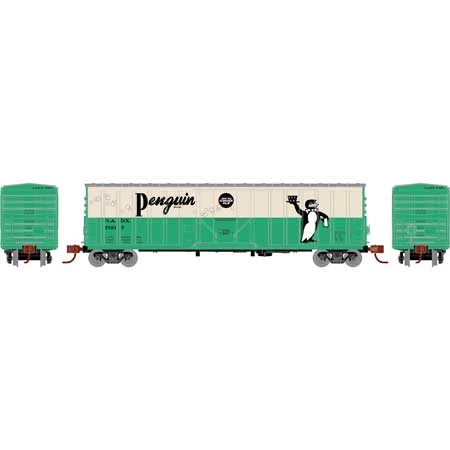 Athearn 3871 N Scale 50' NACC Boxcar Penguin Ginger Ale NADX 7001 4 Athearn 3871 N Scale 50' NACC Boxcar Penguin Ginger Ale NADX 7001 - Image 2