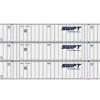 Athearn 40123 HO Scale 53' Stoughton Intermodal Container Swift SWRU 3 Pack #2 -Explore Athearn's Exquisite Train Models At athearnoutlet.com! athearn 40123 ho scale 53 stoughton intermodal container swift swru 3 pack 2