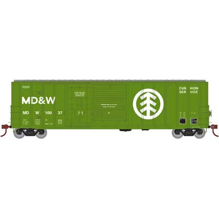 Athearn 71014 HO Scale 50' FMC Combo Door Boxcar MD&W 10037 3 Athearn 71014 HO Scale 50' FMC Combo Door Boxcar MD&W 10037