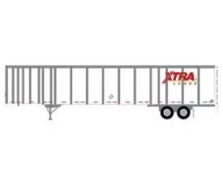 Athearn 72819 HO Scale 53' Wabash Duraplate Trailer XTRA Lease 471420