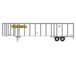 Athearn 72824 HO Scale 53' Wabash Duraplate Trailer JB Hunt JBHZ 36849