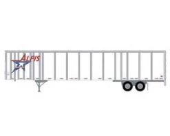 Athearn 72825 HO Scale 53' Wabash Duraplate Trailer Alpis F38390