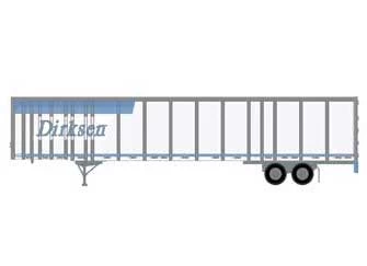 Athearn 72829 HO Scale 53' Wabash Duraplate Trailer Dirksen 57025 3 Athearn 72829 HO Scale 53' Wabash Duraplate Trailer Dirksen 57025