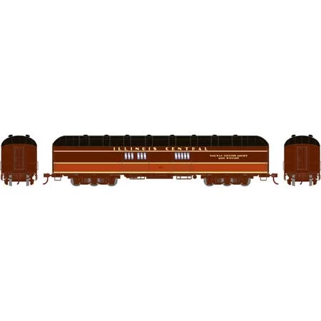 Athearn 73031 HO Scale Arch Roof Passenger Baggage Car Illinois Central IC 567 4 Athearn 73031 HO Scale Arch Roof Passenger Baggage Car Illinois Central IC 567 - Image 2
