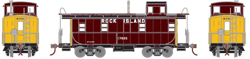 Athearn 74024 HO Scale Cupola Caboose Rock Island RI 17855 - NOS 4 Athearn 74024 HO Scale Cupola Caboose Rock Island RI 17855 - NOS - Image 2