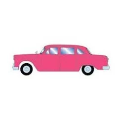 Athearn 74117 HO Scale 1950's Pink Sedan