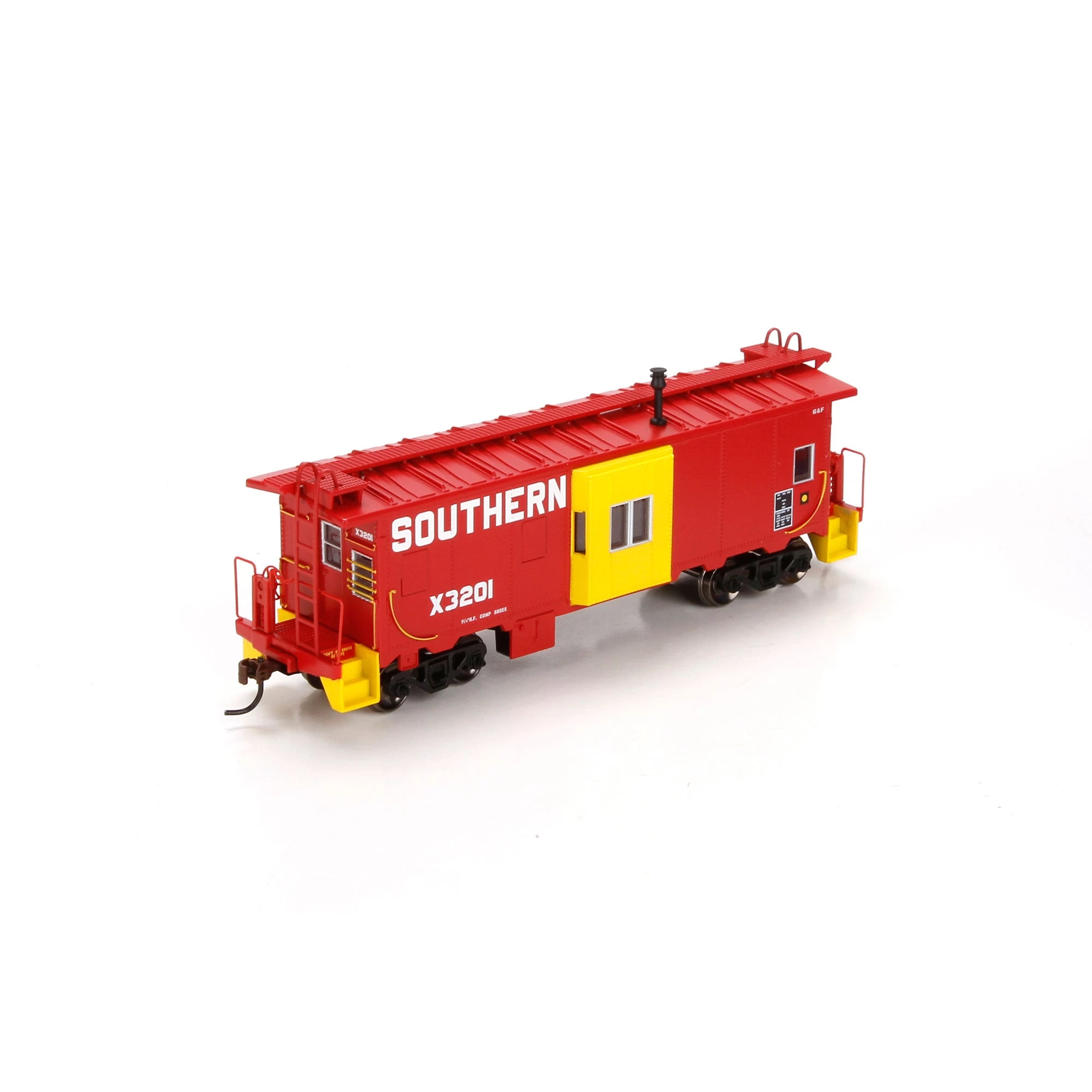 Athearn 74850 HO Scale Bay Window Caboose Southern X3201 - NOS 3 Athearn 74850 HO Scale Bay Window Caboose Southern X3201 - NOS