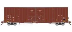 Athearn 75146 HO Scale 60' Gunderson Double Door Hi-Cube Boxcar Wisconsin Central WC 22118