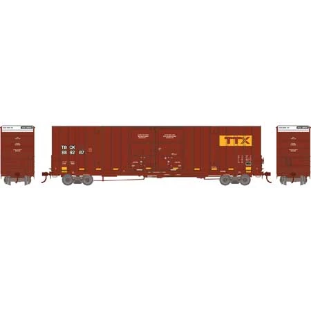 Athearn 75297 HO Scale 60' Gunderson Double Door Hi-Cube Boxcar Patched TBOX 889287 4 Athearn 75297 HO Scale 60' Gunderson Double Door Hi-Cube Boxcar Patched TBOX 889287 - Image 2