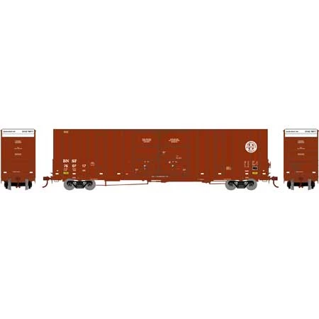 Athearn 75319 HO Scale 60' Gunderson Double Door Hi-Cube Boxcar BNSF 760717 4 Athearn 75319 HO Scale 60' Gunderson Double Door Hi-Cube Boxcar BNSF 760717 - Image 2
