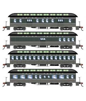Athearn 84842 HO Scale Overland Passenger Car 4 Pack Union Pacific UP 3 Athearn 84842 HO Scale Overland Passenger Car 4 Pack Union Pacific UP