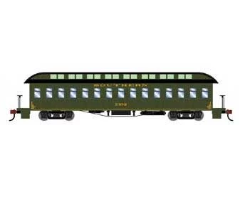Athearn 84858 HO Scale Overland Passenger Car Coach Southern Railway 1392 3 Athearn 84858 HO Scale Overland Passenger Car Coach Southern Railway 1392