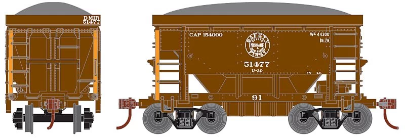 Athearn 87063 HO Scale 24' Taconite Ore Car 4 Pack DM&IR #2 - NOS 4 Athearn 87063 HO Scale 24' Taconite Ore Car 4 Pack DM&IR #2 - NOS - Image 2
