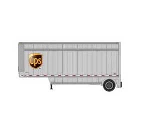 Athearn 90212 HO Scale 28' Drop Sill Parcel Trailer UPS Shield 348292 3 Athearn 90212 HO Scale 28' Drop Sill Parcel Trailer UPS Shield 348292