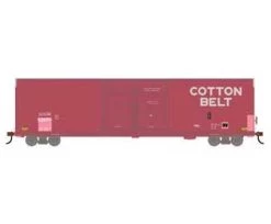 Athearn 90579 HO Scale FMC 60' Double Door Hi-Cube Boxcar Primed For Grime Cotton Belt SSW 62639