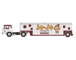 Athearn 92465 HO Scale Ford C Tractor With Trailer Jo-Jo Chocolate Drink 124/1003