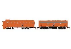 Athearn 93827 HO Scale Rotary Snowplow With F7B Diesel Northern Pacific NP 42/42-B