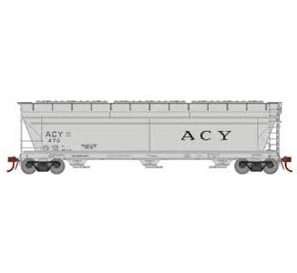 Athearn Genesis G15428 HO Scale ACF 4600 3 Bay Covered Hopper AC&Y 470 3 Athearn Genesis G15428 HO Scale ACF 4600 3 Bay Covered Hopper AC&Y 470