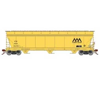 Athearn Genesis G15430 HO Scale ACF 4600 3 Bay Covered Hopper VTR 6008 3 Athearn Genesis G15430 HO Scale ACF 4600 3 Bay Covered Hopper VTR 6008