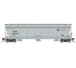 Athearn Genesis G15435 HO Scale ACF 4600 3 Bay Covered Hopper UP/C&NW 180377