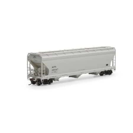 Athearn Genesis G15843 HO Scale ACF 4600 3 Bay Covered Hopper ACFX 49597 3 Athearn Genesis G15843 HO Scale ACF 4600 3 Bay Covered Hopper ACFX 49597