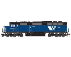 Athearn Genesis G18284 HO Scale EMD F45 Montana Rail Link MRL 393 DC