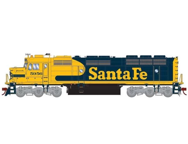 Athearn Genesis G18369 HO Scale EMD F45u Rebuilt Santa Fe ATSF 5956 DCC & Sound 3 Athearn Genesis G18369 HO Scale EMD F45u Rebuilt Santa Fe ATSF 5956 DCC & Sound