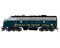 Athearn Genesis G19566 HO Scale F7A Norfolk & Western (Ex-Wabash) NW 3725 DCC Sound