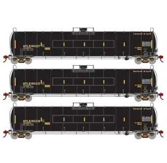 Athearn Genesis G25592 HO Scale 33,900 Gallon LPG Tank Car UTLX 3 Pack #1 3 Athearn Genesis G25592 HO Scale 33,900 Gallon LPG Tank Car UTLX 3 Pack #1