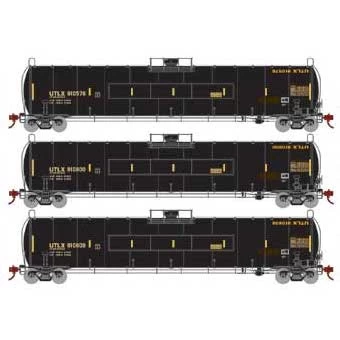 Athearn Genesis G25593 HO Scale 33,900 Gallon LPG Tank Car UTLX 3 Pack #2 3 Athearn Genesis G25593 HO Scale 33,900 Gallon LPG Tank Car UTLX 3 Pack #2