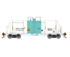 Athearn Genesis G25634 HO Scale 13,600 Gallon Acid Tank Car White & Green UTLX 11730