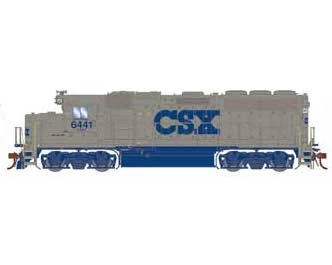 Athearn Genesis G64930 HO Scale GP40-2 "Stealth Gray" CSXT 6441 DCC & Sound 3 Athearn Genesis G64930 HO Scale GP40-2 "Stealth Gray" CSXT 6441 DCC & Sound