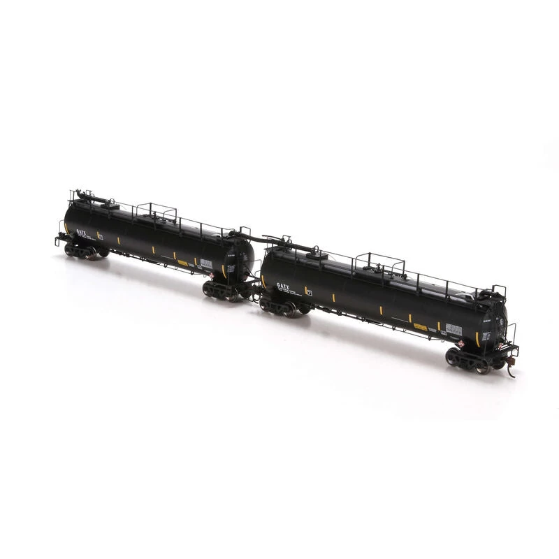 Athearn Genesis G67850 HO Scale Tank Train A/B SetGATX No # 4 Athearn Genesis G67850 HO Scale Tank Train A/B SetGATX No # - Image 2