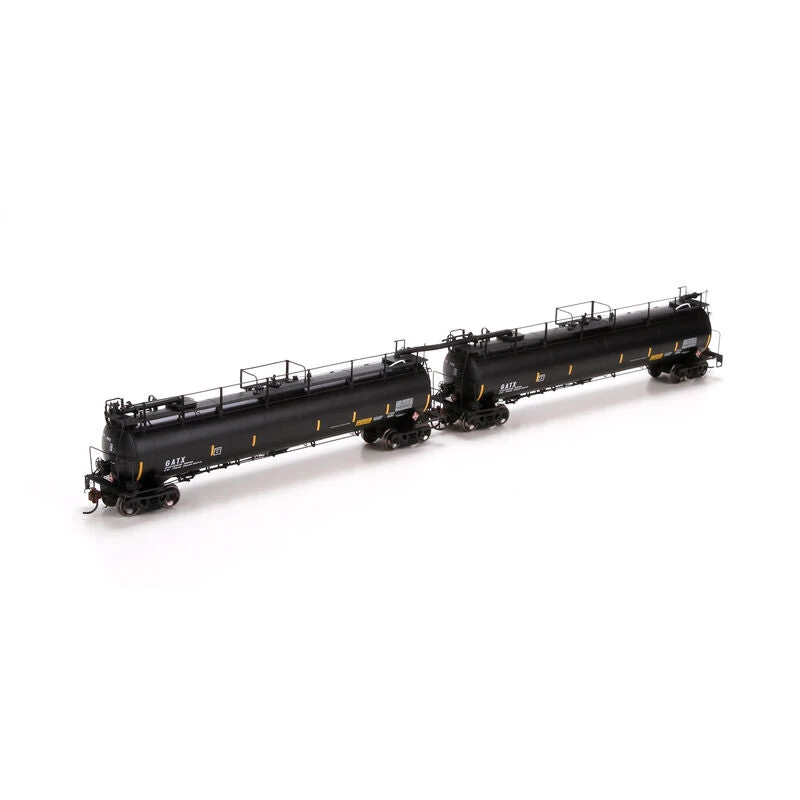 Athearn Genesis G67850 HO Scale Tank Train A/B SetGATX No # 3 Athearn Genesis G67850 HO Scale Tank Train A/B SetGATX No #