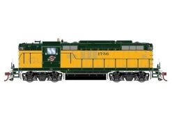 Athearn Genesis G82730 HO Scale EMD GP9 Chicago NorthWestern CNW 1756 DC