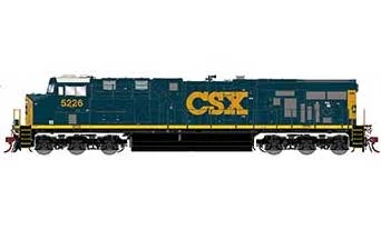Athearn Genesis G83189 HO Scale GE ES44DC CSX "YN3" 5226 DCC Sound 3 Athearn Genesis G83189 HO Scale GE ES44DC CSX "YN3" 5226 DCC Sound